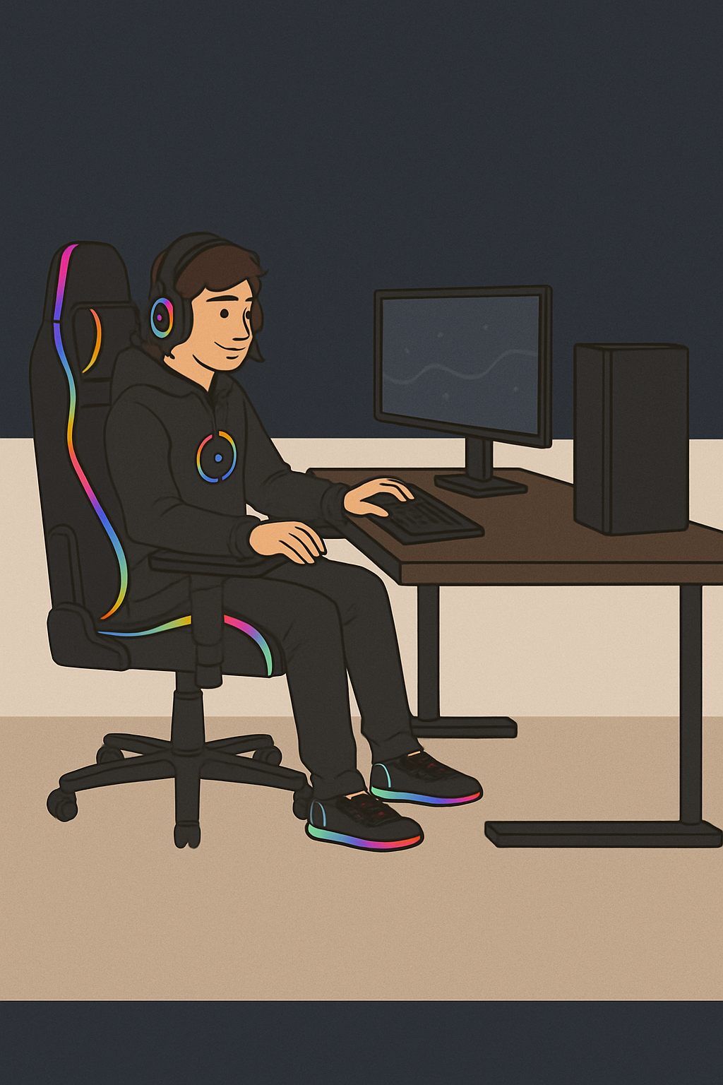 Gaming setup call-to-action showing comfortable gaming environment with quality budget chairs